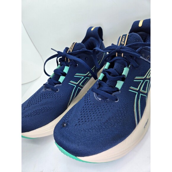 ASICS Gel-Nimbus 26 Shoes Women's 9.5 Blue Running Athletic Distance Sneakers - Picture 5 of 9